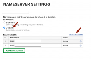 DNS and Name Server Changes - Knownhost Nameservers