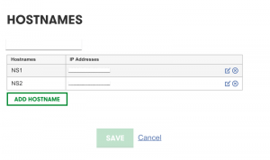 Godaddy set nameservers