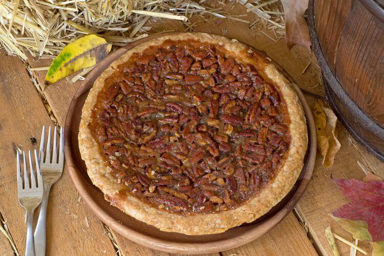 whole pecan pie