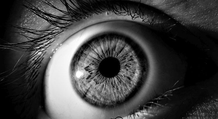 large open eye