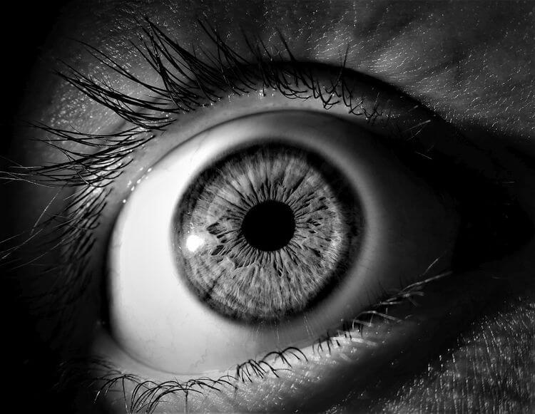 large open eye