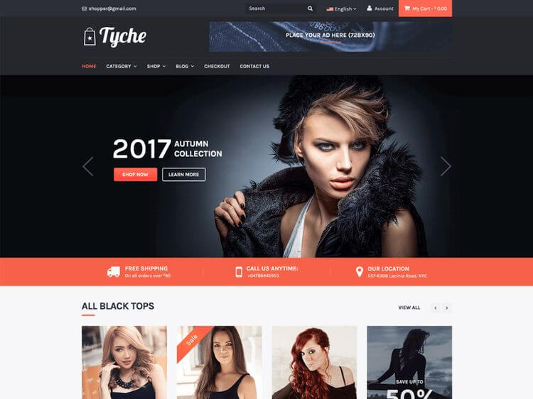 tyche free wordpress theme