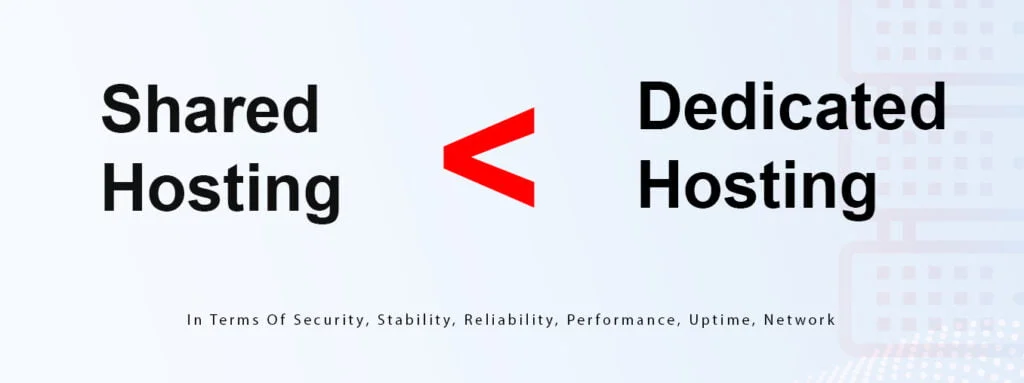 why dedicated hosting is safer than shared hosting