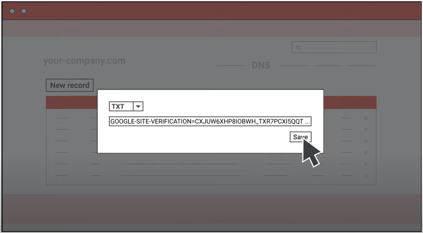 how to verify godaddy domain with google workspace