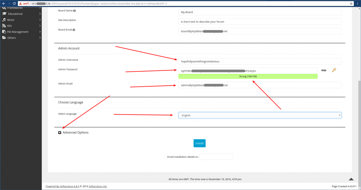 How To Install phpBB via Softaculous - KnownHost
