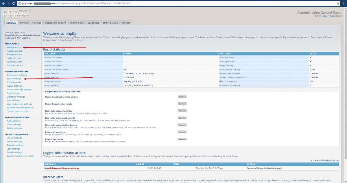 How To Install phpBB via Softaculous - KnownHost