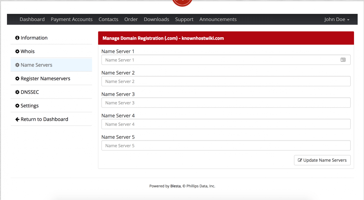 UPDATING SERVER NAMES visual data 5