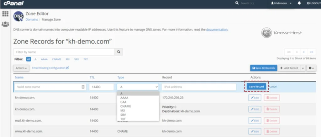 How-to-add-DNS-records-in-cPanel