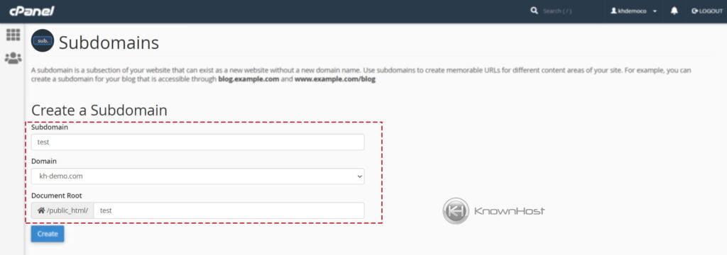 How-to-add-Sub-Domains-in-cPanel