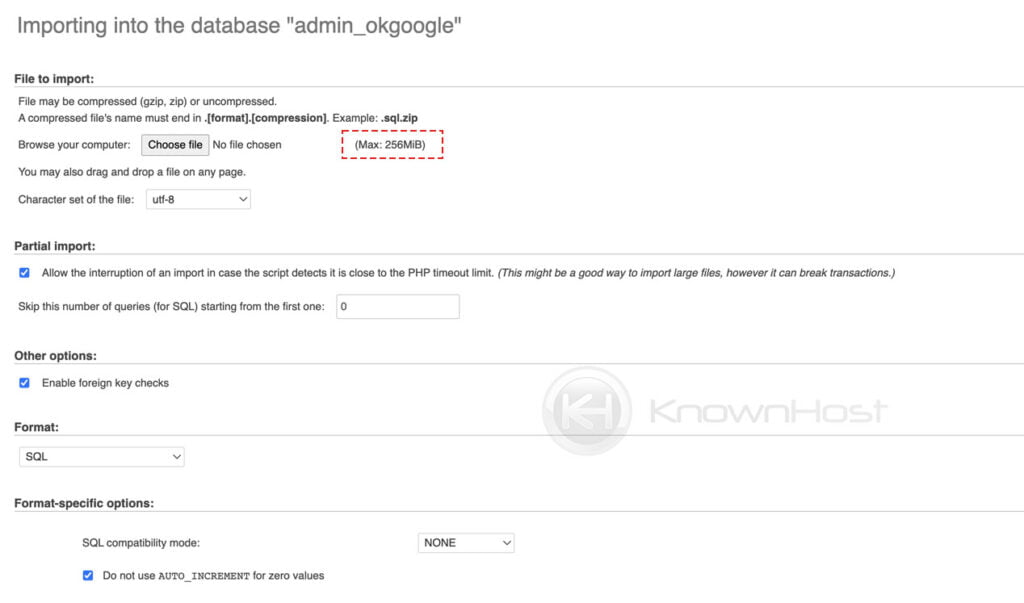 Increasing Max Upload Filesize and Post Max size in DirectAdmin's PHPMyAdmin