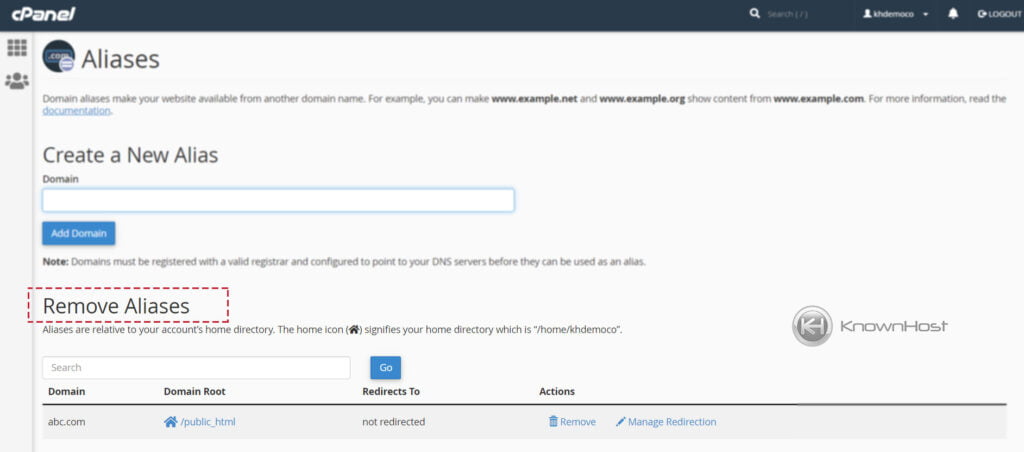 navigate-remove-alias