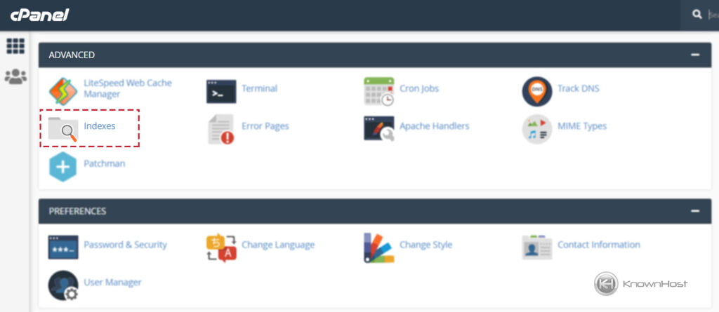 navigate-to-indexes