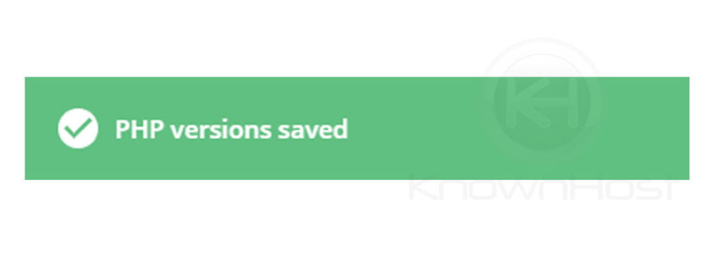 changed-php-version-directadmin