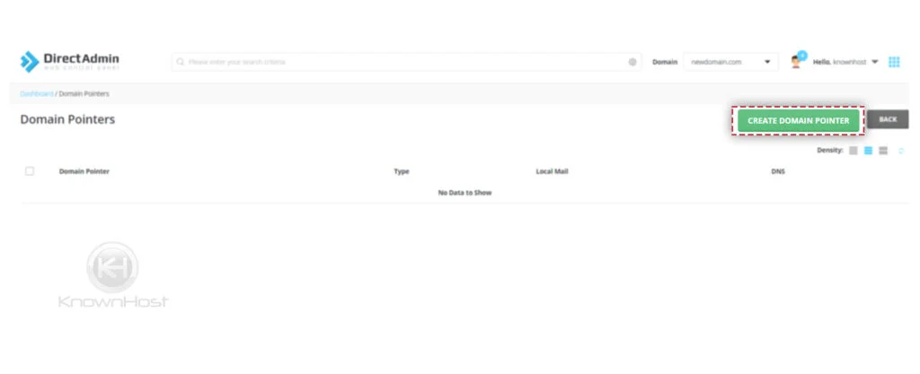 click-on-create-domain-pointer-directadmin