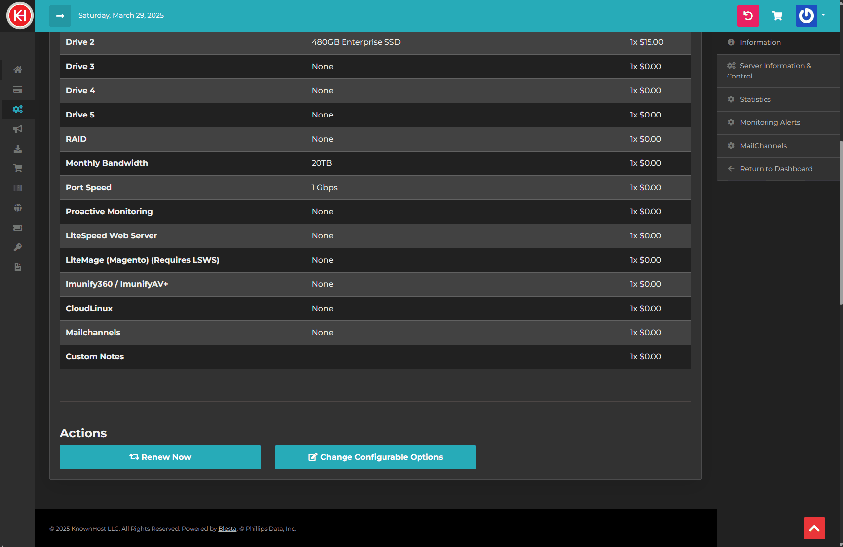 my knownhost config options