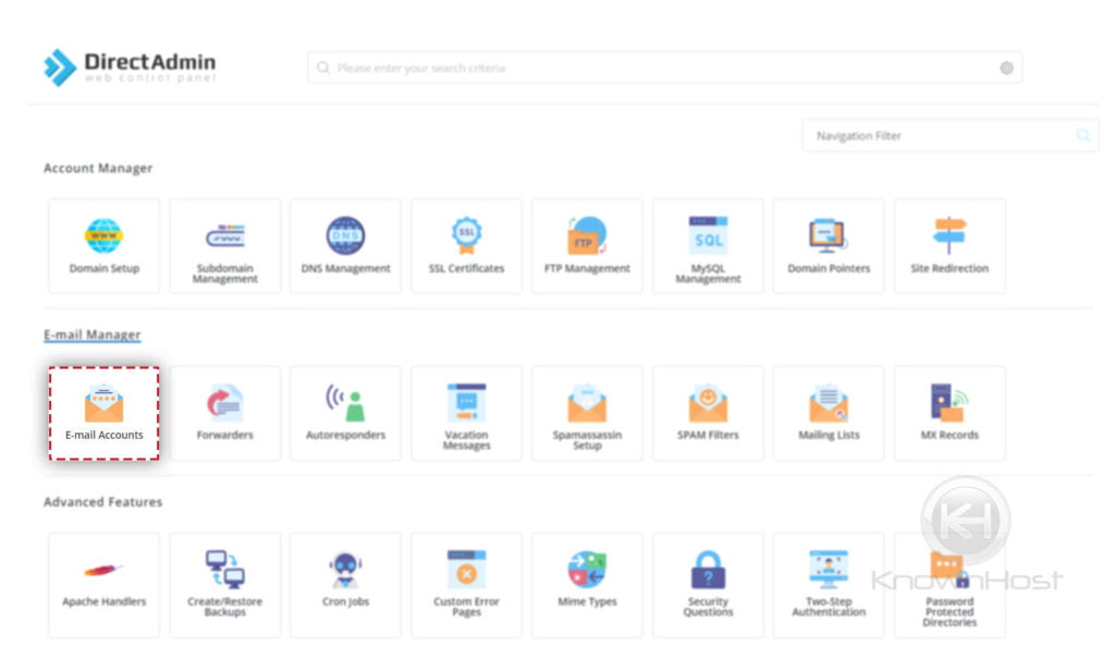 navigate-to-email-account-directadmin