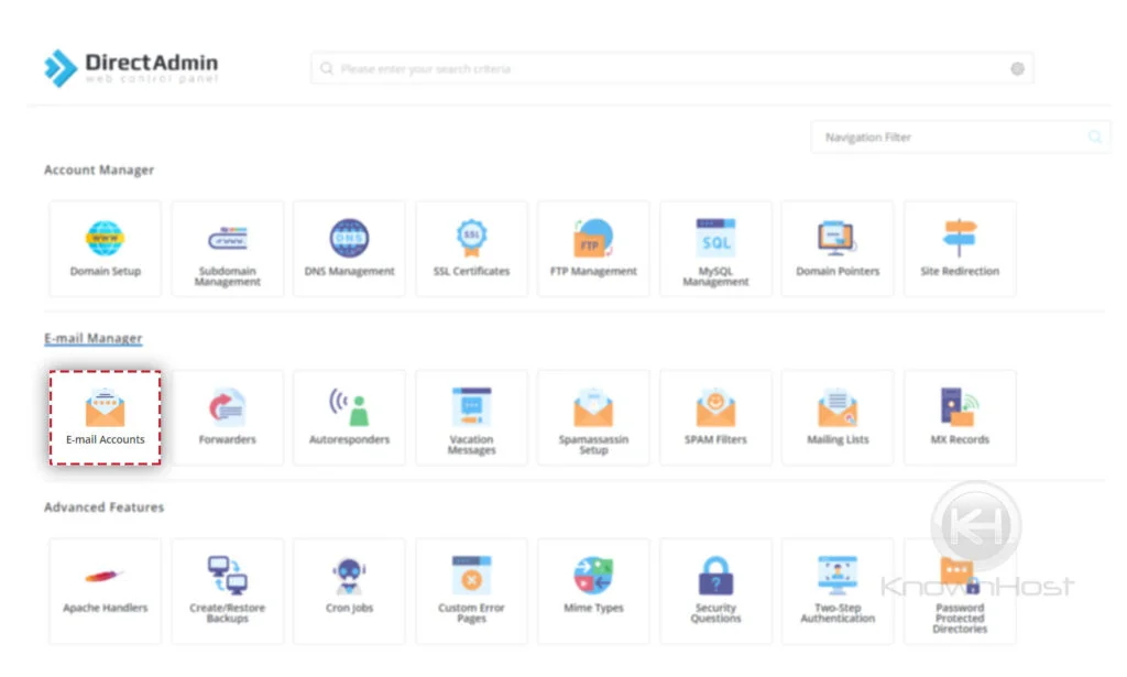 navigate-to-email-account-directadmin