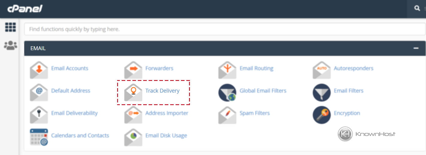 How to Track Email Delivery in cPanel? KnownHost