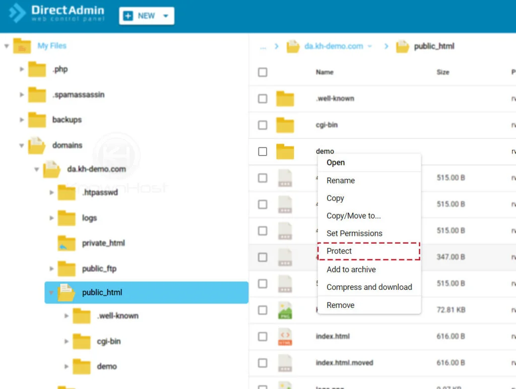 right-click-on-directory-click-on-protect