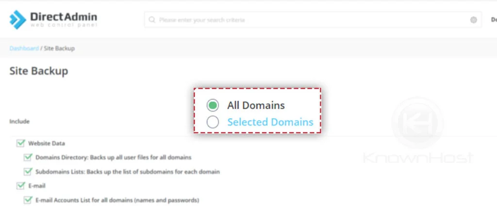 select-the-domain-for-backup=-directadmin