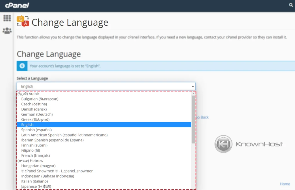 select-the-language-from-the-dropdown