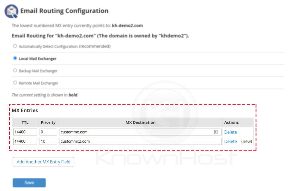 configure-custom-mx-record-whm