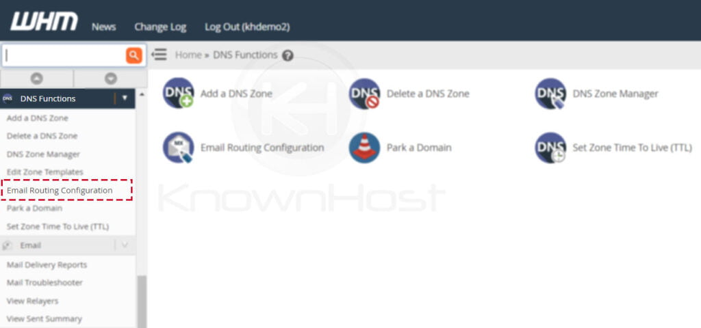 navigate-to-email-configuration-MX-record-whm