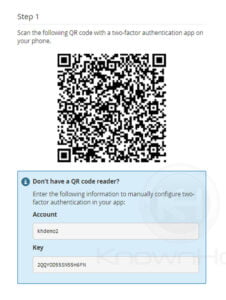 How to setup Two Factor authentication for WHM? - KnownHost