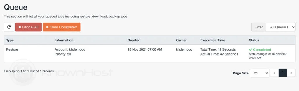 How list of dns zones backups jetbackups restore DNS Zones backup using JetBackup 5