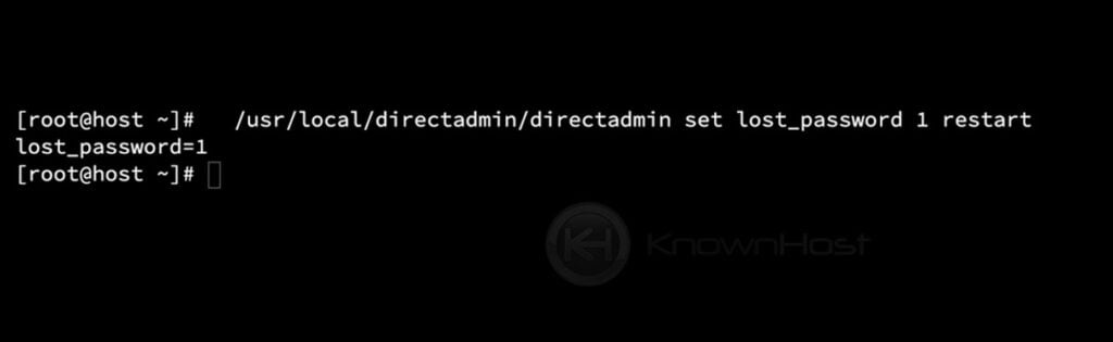 Enable Automatic Lost Password Recovery using CLI