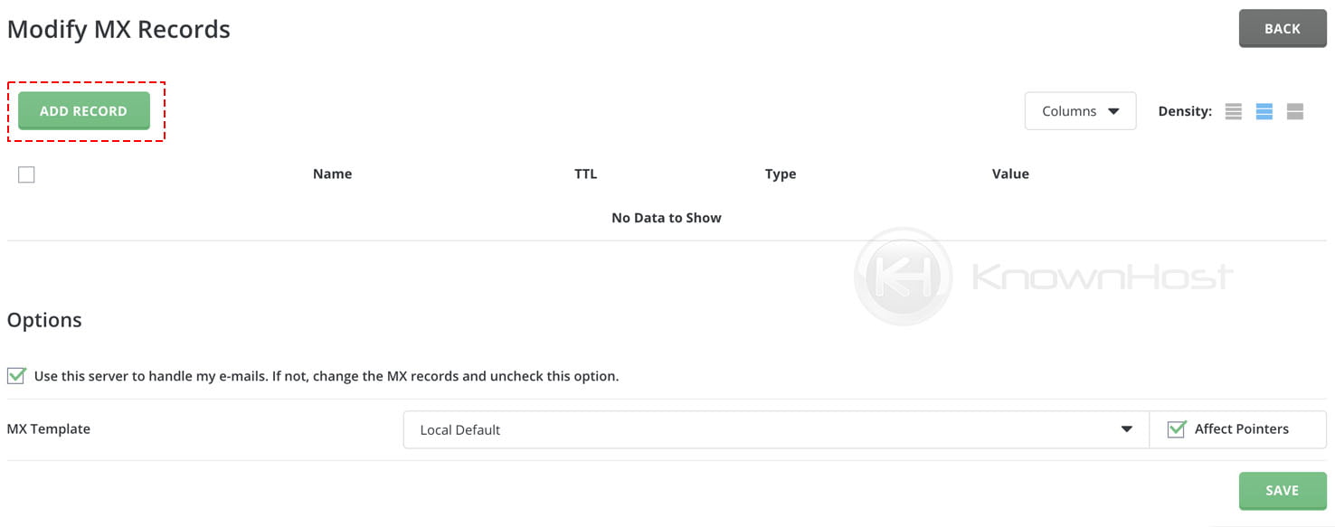 Configure DirectAdmin to Use Remote Mail Server | KnownHost