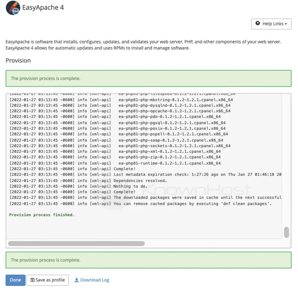 upgrade to latest php version