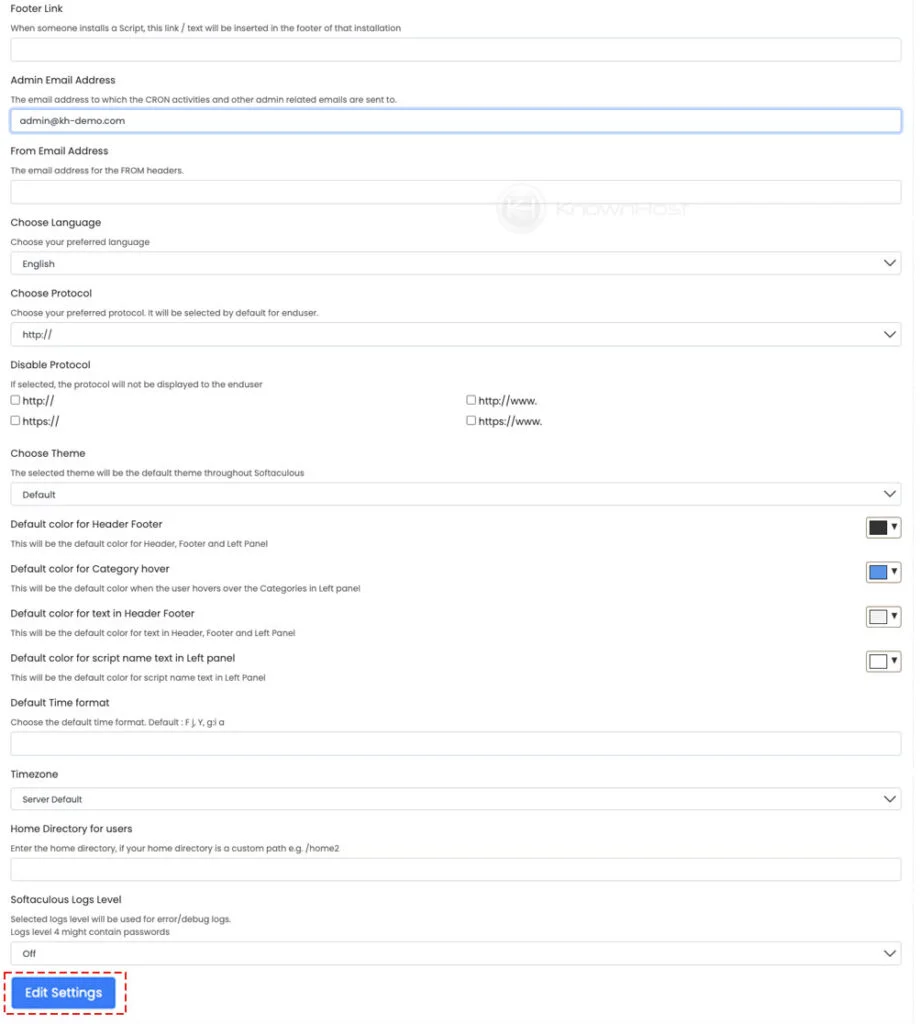 How to Change Softaculous Administrator Contact Email