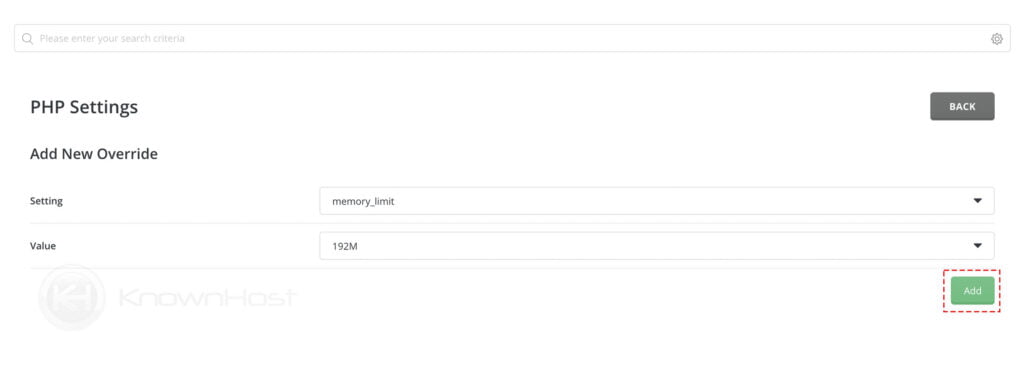 How to adjust PHP Settings in DirectAdmin