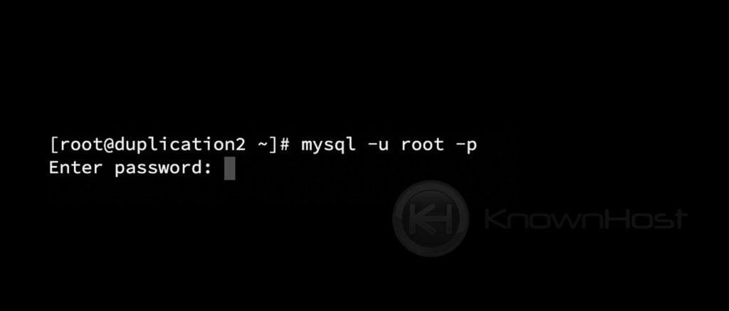 login to mysql root with password