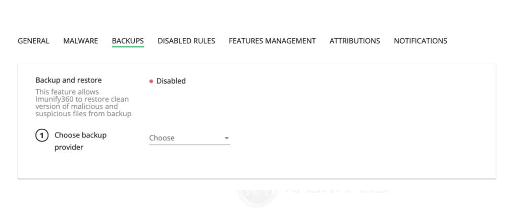 backup imunify360