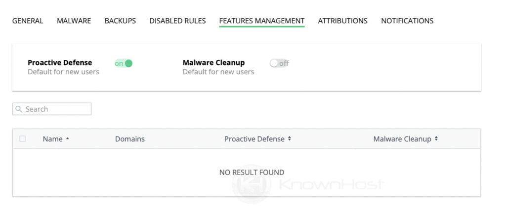 features management imunify360