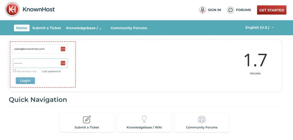 re-enter the email address and password support portal