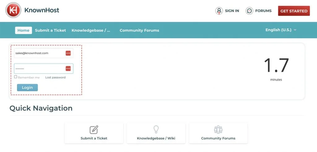 re-enter the email address and password support portal