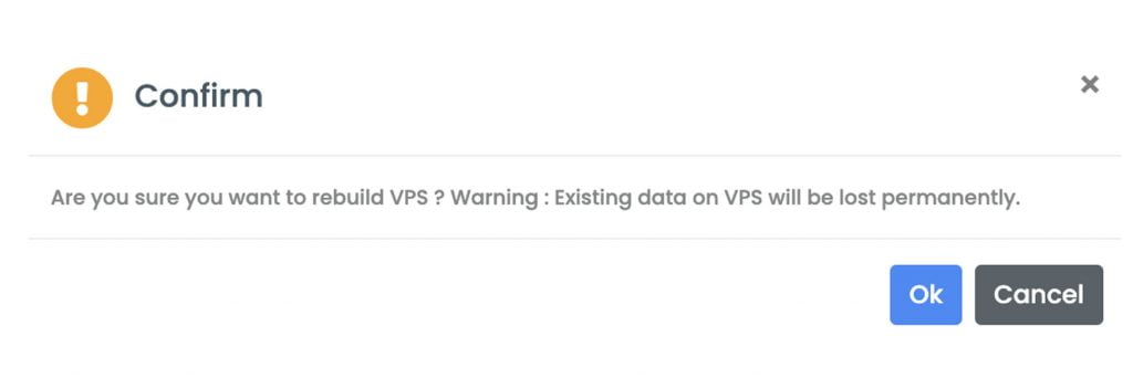 confirmation reinstall os