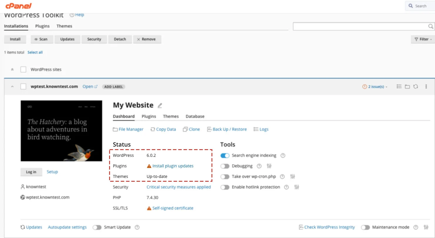 smart update wp toolkit 1
